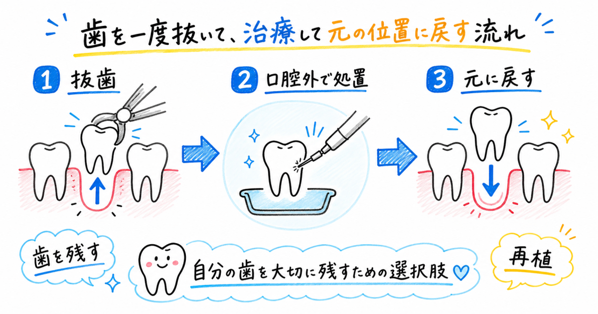 むし歯で抜歯と言われたら？　自分の歯を残せる「再植」ができるケース